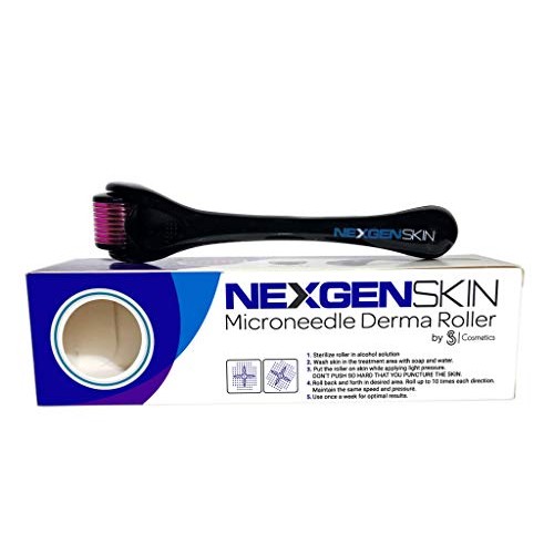 Derma Roller Cosmetic Microneedle Kit For Face, 540 Titanium Micro Needle .25...