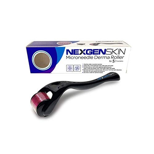 Derma Roller Cosmetic Microneedle Kit For Face, 540 Titanium Micro Needle .25...