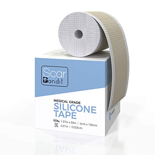Scarbandit Silicone Tape - Shower Proof Bandage Strips - Skin Safe, Medical G...