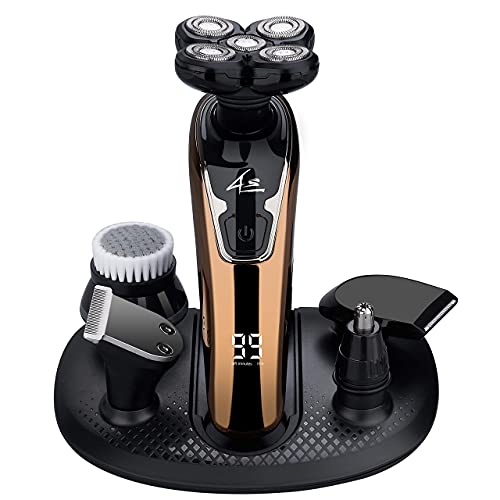 Electric Razors for Men Cordless Rechargeable, Head Shavers for Bald Men, 6 i...