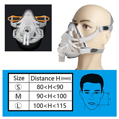 Large Full Face_mask Universal Facial Covering System with Adjustable Strap