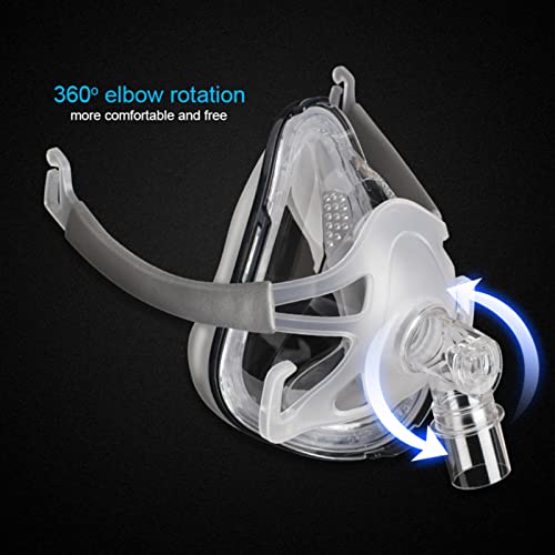 Large Full Face_mask Universal Facial Covering System with Adjustable Strap