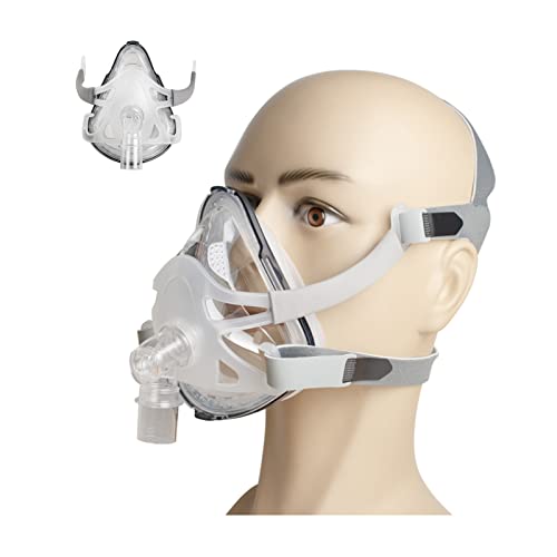 Large Full Face_mask Universal Facial Covering System with Adjustable Strap