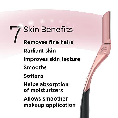 Schick Hydro Silk Dermaplaning Wand, Dermaplaning Tool with 6 Refill Blades —...