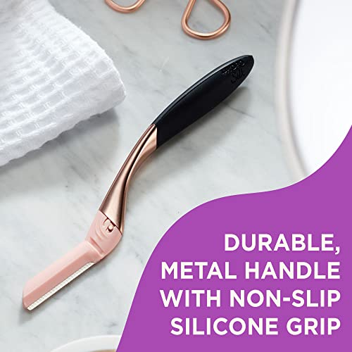 Schick Hydro Silk Dermaplaning Wand, Dermaplaning Tool with 6 Refill Blades —...