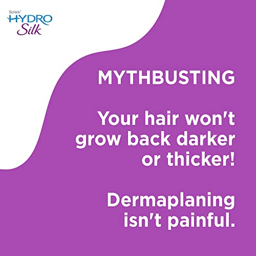 Schick Hydro Silk Dermaplaning Wand, Dermaplaning Tool with 6 Refill Blades —...