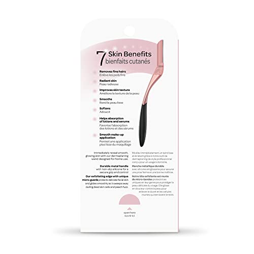 Schick Hydro Silk Dermaplaning Wand, Dermaplaning Tool with 6 Refill Blades —...