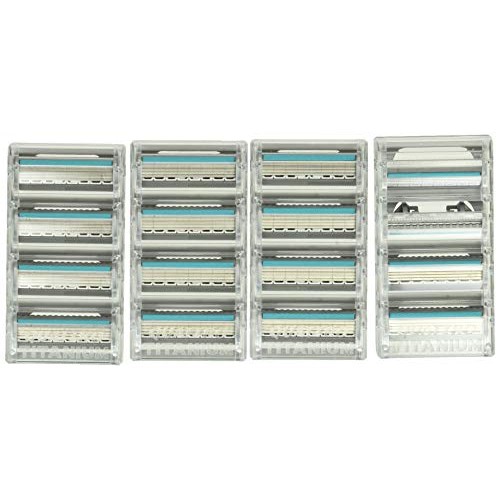 Schick Quattro Titanium for Men With 1 Razor and 16 Razor Blades Refills
