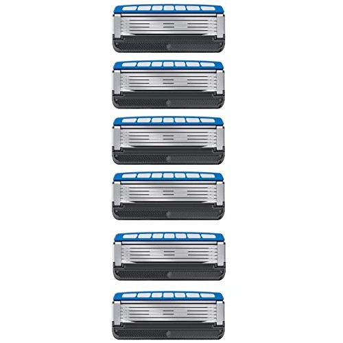 Schick Hydro Skin Comfort Dry Skin 5 Blade Razor Refills for Men with Flip Tr...