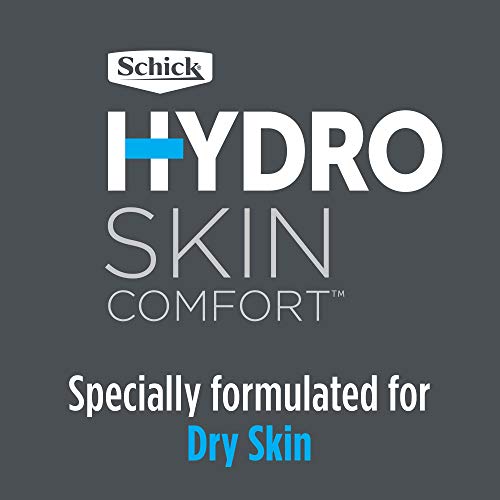 Schick Hydro Skin Comfort Dry Skin 5 Blade Razor Refills for Men with Flip Tr...