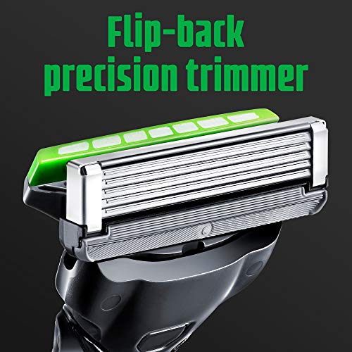 Schick Hydro Skin Comfort Sensitive 5 Blade Razor for Men, 1 Handle and 5 Ref...