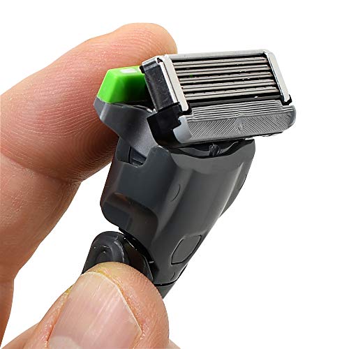 Schick Hydro Skin Comfort Sensitive 5 Blade Razor for Men, 1 Handle and 5 Ref...