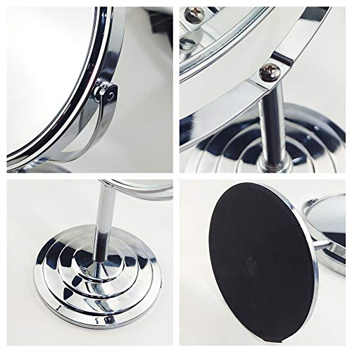 Schliersee Magnifying Vanity Table Mirror Double Sided 7 Inch Swivel 3X Magni...