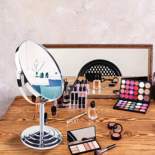 Schliersee Magnifying Vanity Table Mirror Double Sided 7 Inch Swivel 3X Magni...