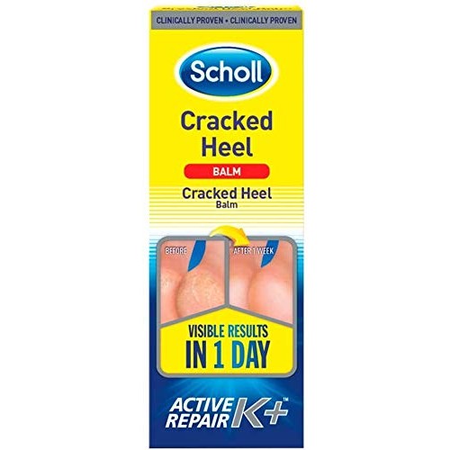 Scholl Cracked Heel Repair Cream Active Repair K+ Visible Results In 3 Days 60ml