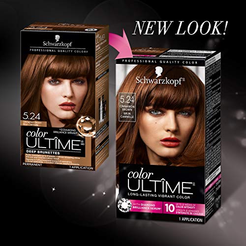Schwarzkopf Ultime Hair Color Cream, Cinnamon Brown, 5.24, 2.03 Ounces
