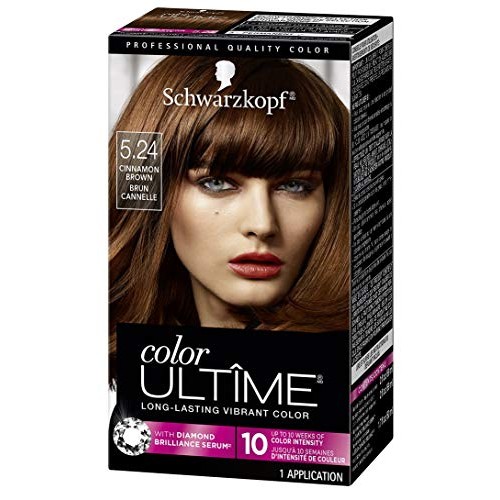 Schwarzkopf Ultime Hair Color Cream, Cinnamon Brown, 5.24, 2.03 Ounces