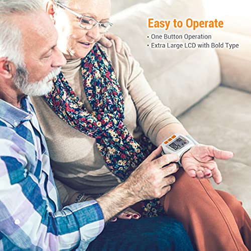 SCIAN Digital Blood Pressure Monitor Adjustable Wrist Cuff & Large LCD Displa...