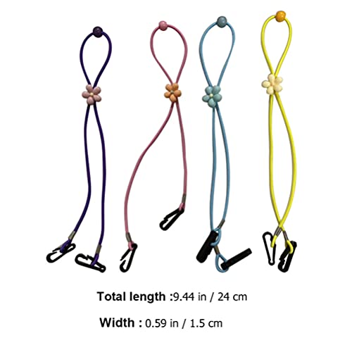 Scicalife Eyeglasses Lanyards Ear Protector Adjustable Lanyard Neck Strap Mou...