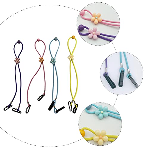 Scicalife Eyeglasses Lanyards Ear Protector Adjustable Lanyard Neck Strap Mou...
