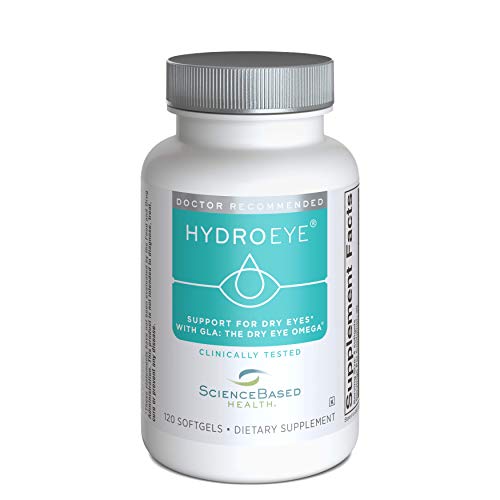 HydroEye Softgels - Dry Eye Relief - Features GLA, EPA, DHA and Other Key Nut...