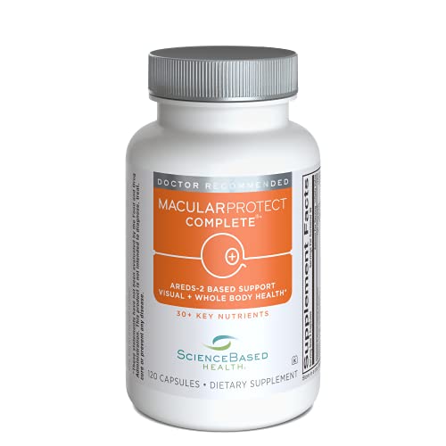 MacularProtect Complete All-in-One AREDS 2 Vitamin & Mineral Supplement and W...