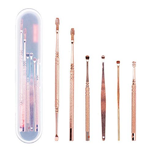 6 Pcs Ear Wax Removal Tool, Scienlodic Ear Wax Removal Kit, Ear Pick Cleaner ...