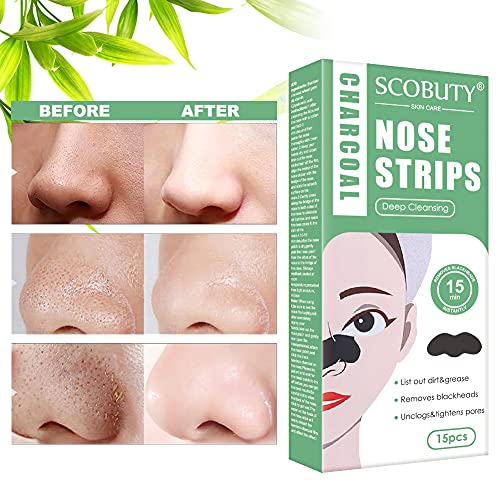 Nose Strips for Blackheads,Pore Strips Nose,Nose Strips,Deep Cleansing Nose P...