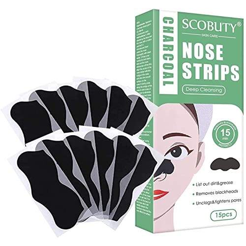 Nose Strips for Blackheads,Pore Strips Nose,Nose Strips,Deep Cleansing Nose P...