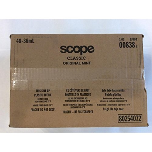 Scope Travel Size Mouthwash Classic Original Mint 1.2 Oz 48 Pack