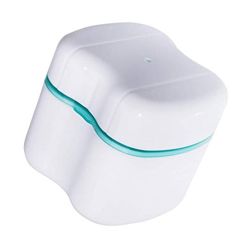 Scotte Denture Case,Dentures Box,Denture Brush Retainer Case,Denture Cups Bat...