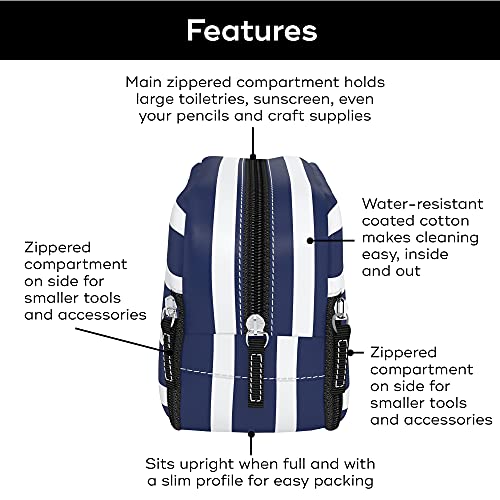 SCOUT 3-Way Bag, Travel Makeup Pouch and Toiletry Bag with 3 Zipper Compartments