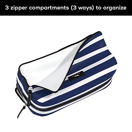 SCOUT 3-Way Bag, Travel Makeup Pouch and Toiletry Bag with 3 Zipper Compartments