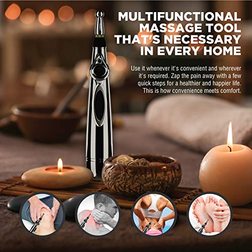 scree 3-in-1 Electronic Acupuncture Pen – Pain Relief Therapy – Muscle Healin...