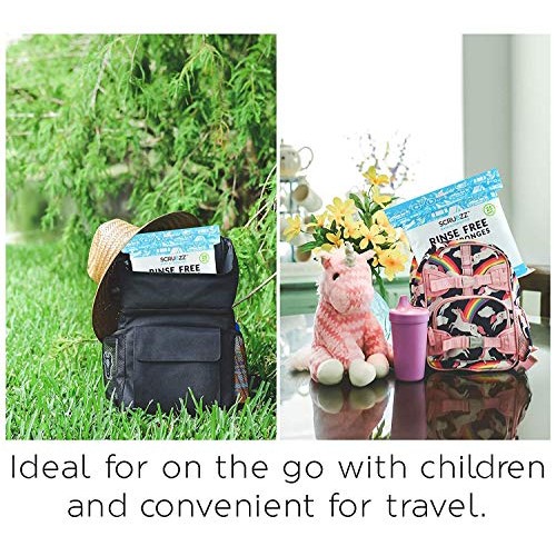 Scrubzz Disposable No Rinse Bathing Wipes - 25 Pack - All-in-1 Single Use Sho...