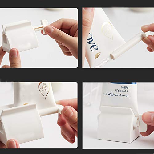 SCStyle Rolling Tube Toothpaste Squeezer Toothpaste Seat Holder Stand