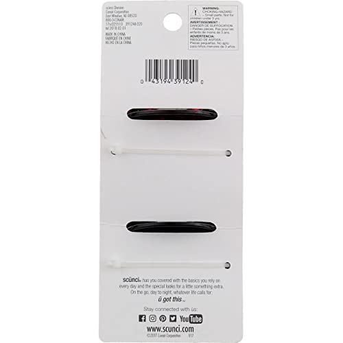 Scunci No Slip Grip Clips, 2.08 Ounce