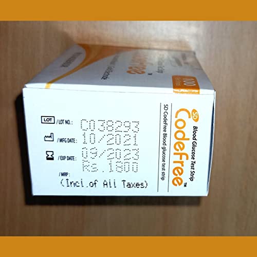 SD Codefree Blood Glucose Test Strips