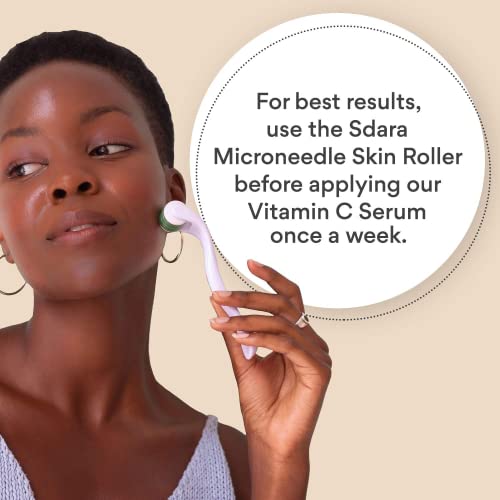 Sdara Skincare Derma Roller for Face - 0.25 mm Microneedling Roller with 540 ...