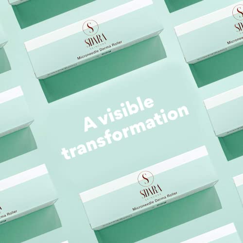 Sdara Skincare Derma Roller for Face - 0.25 mm Microneedling Roller with 540 ...