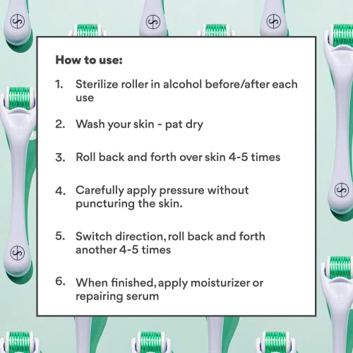 Sdara Skincare Derma Roller for Face - 0.25 mm Microneedling Roller with 540 ...