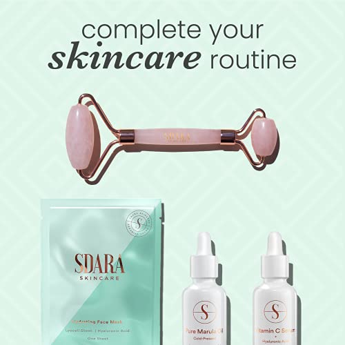 Sdara Skincare Derma Roller Version 2.0-0.25 mm Microneedle Roller for Face w...