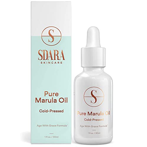 Sdara Skincare Marula Oil for Face – Pure Organic Vegan Facial Serum - Cold P...