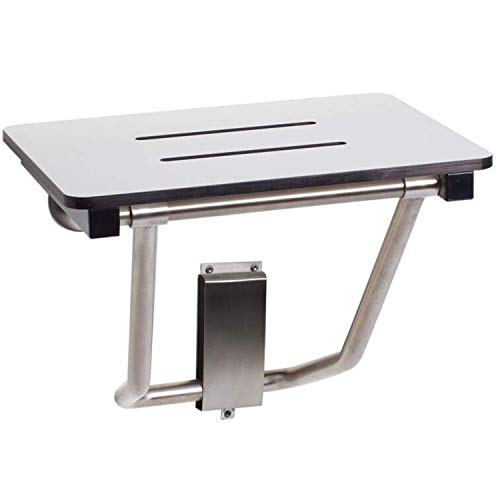 Seachrome Lift-Assist, Yoke-Style 28 x 15 Folding Shower, ADA Bathroom Safety...