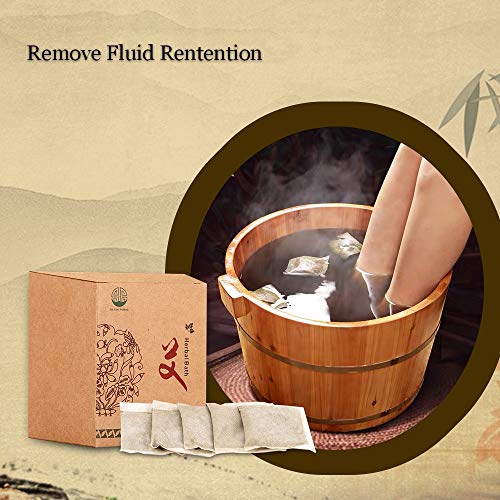 Mugwort Herbal Bath Soak Chinese Medicinal Herbs Foot Soak Bath Therapy For M...