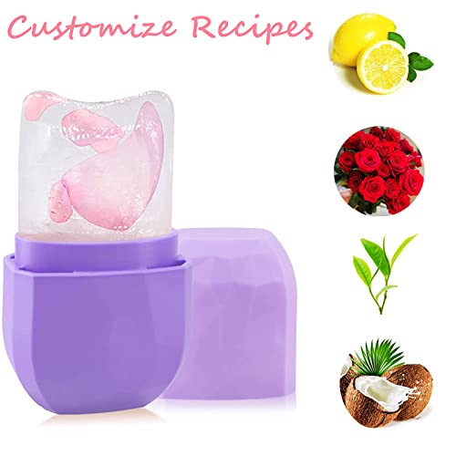 Upgraded Ice Roller For Face, Eyes and Neck, Silicone Ice Facial Roller, Gua ...