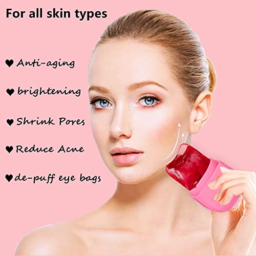 Upgraded Ice Roller For Face, Eyes and Neck, Silicone Ice Facial Roller, Gua ...