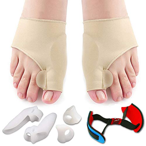Bunion Corrector & Bunion Relief Protector Sleeves Kit - Treat Pain in Hallux...