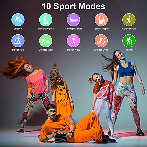 Smart Watch Heart Rate Activity Tracker, SEATANK Blood Oxygen Meter HRV Blood...