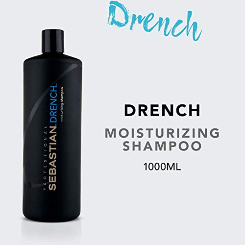 Sebastian Drench Shampoo, Deep Moisturizing Shampoo For Chemically Treated Ha...